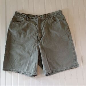 Vintage 90s Y2K Mom Shorts Denim High Rise USA MADE Womens Size 14 Gray